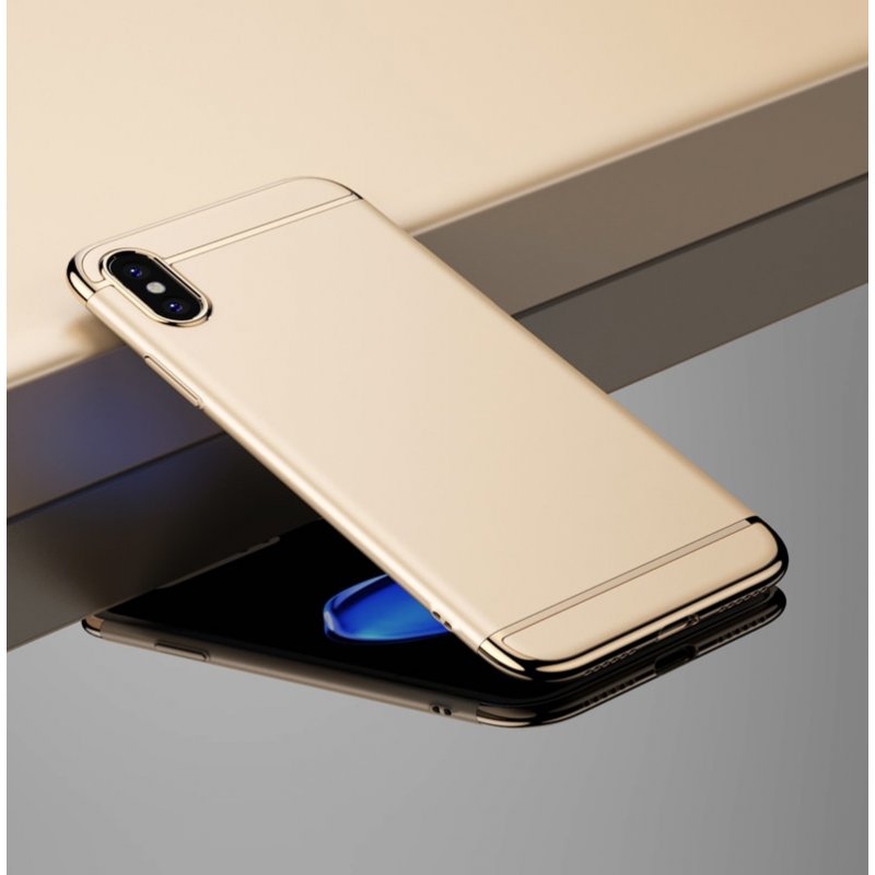 funda cromada iphone x oro