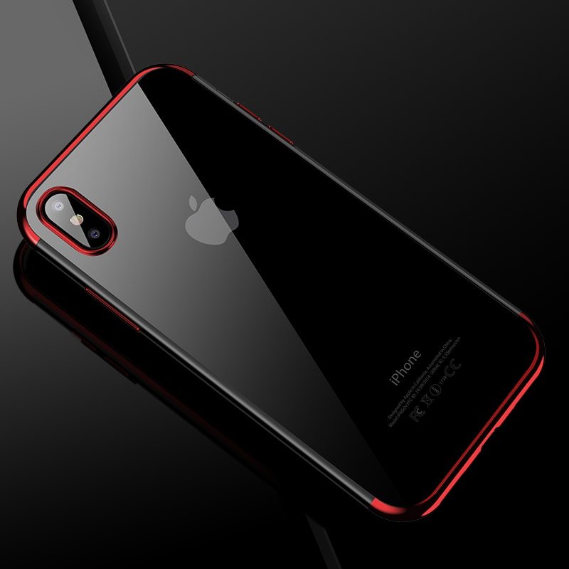 funda cromada roja iphone x