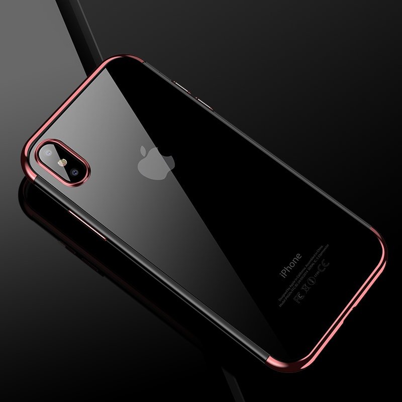 funda cromada oro rosa iphone x