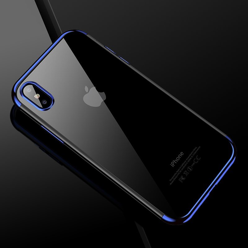 funda cromada azul iphone x