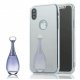 Funda Gel Iphone X Espejo Plateada