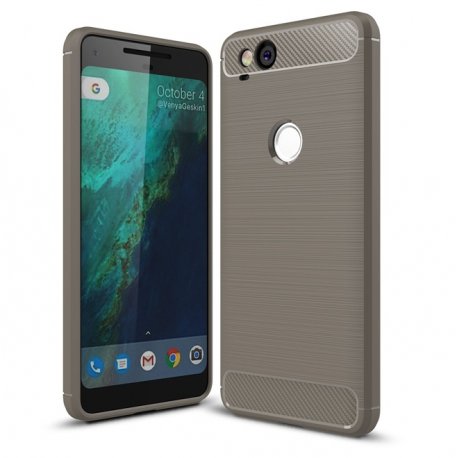 Funda Google Pixel 2 Gel Hybrida Cepillada