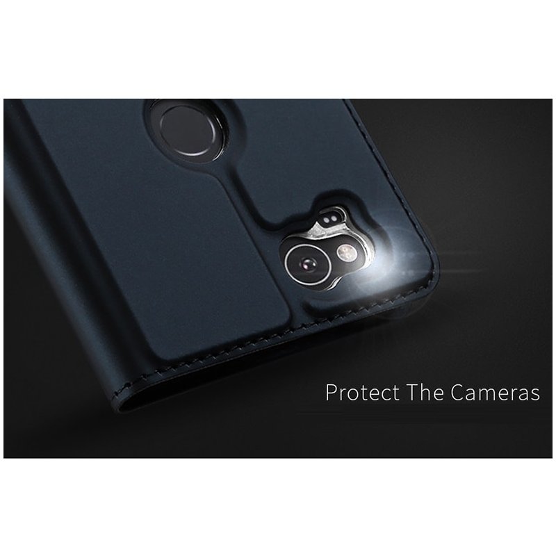 funda libro cuero google pixel 2 xl