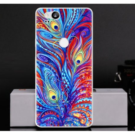 Funda Google Pixel 2 Gel Dibujo Paon