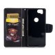 Funda Libro cuero Google Pixel 2 XL Soporte Dibujo Osito