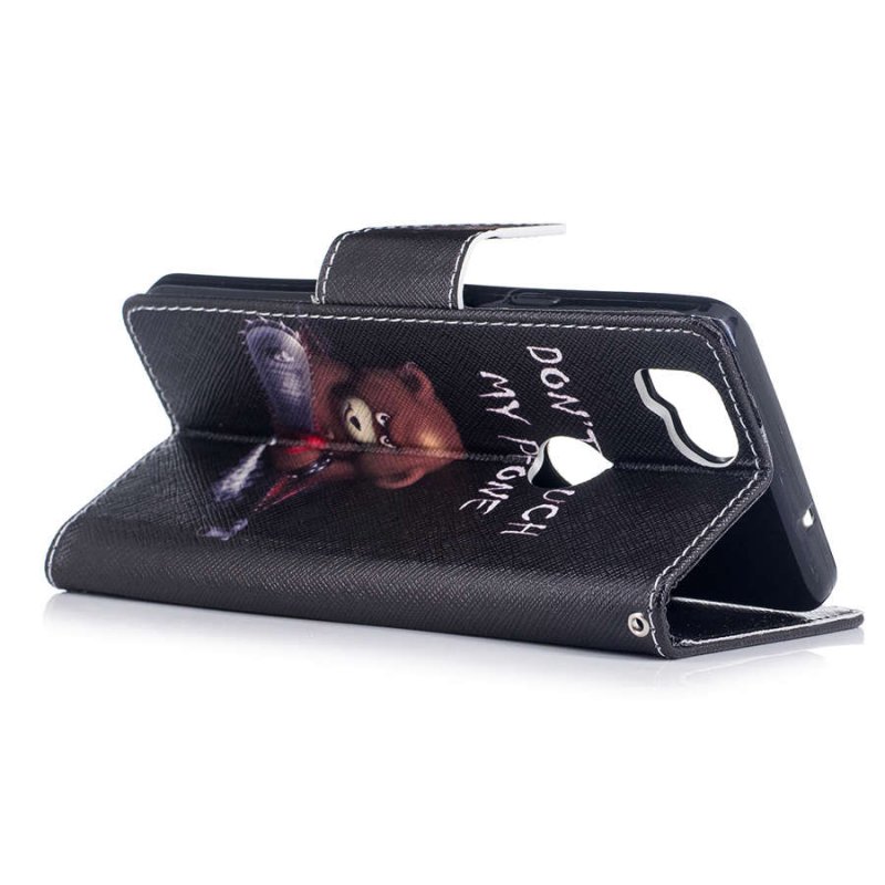 funda libro cuero negra google pixel 2 xl soporte oso