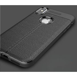 Funda iPhone X Gel Cuero 3D