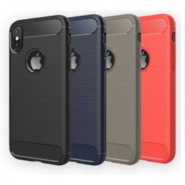 Funda Gel iPhone X AntiGolpes Raid