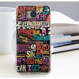 Funda BQ Aquaris U2 Gel Dibujo Yeah Premium