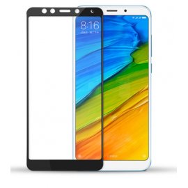 Protector Pantalla Cristal Negro Templado Xiaomi Redmi 5 Plus