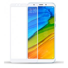 Protector Pantalla Cristal Blanco Templado Xiaomi Redmi 5 Plus