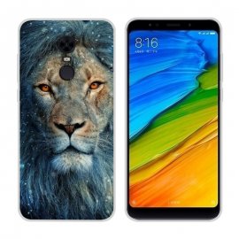 Funda Xiaomi Redmi 5 Plus Gel Dibujo Leon
