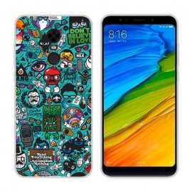 Funda Xiaomi Redmi 5 Plus Gel Dibujo Geek