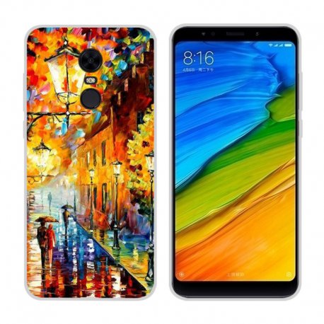 Funda Xiaomi Redmi 5 Plus Gel Dibujo Pintura