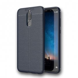 Funda Huawei Mate 10 Lite Tpu Cuero 3D Azul
