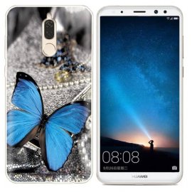 Funda Huawei Mate 10 Lite Gel Dibujo Mariposa