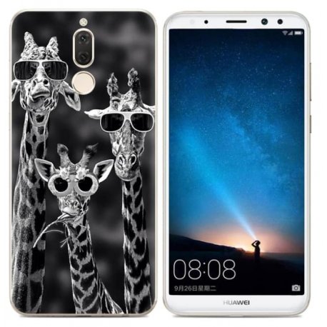 Funda Huawei Mate 10 Lite Gel Dibujo Jirafa