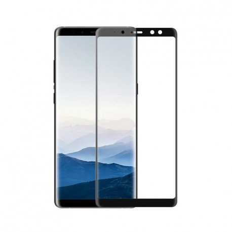 Protector Pantalla Cristal Templado Premium Samsung Galaxy A8 2018 Negro