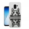 Funda Samsung Galaxy A8 2018 Gel Dibujo Gato