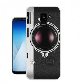 Funda Samsung Galaxy A8 2018 Gel Dibujo Camara