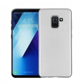 Funda Samsung Galaxy A8 2018 Gel Carbono Gris