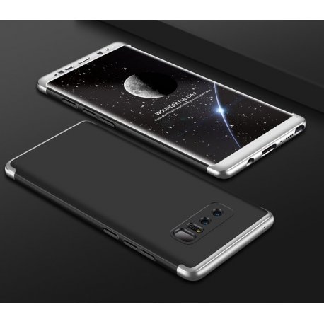 Funda 360 Samsung Galaxy Note 8 Negra y Gris