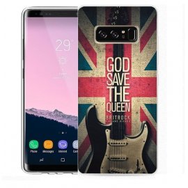 Funda Samsung Galaxy Note 8 Gel Dibujo Rock