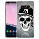 Funda Samsung Galaxy Note 8 Gel Dibujo Calavera Yankee NY