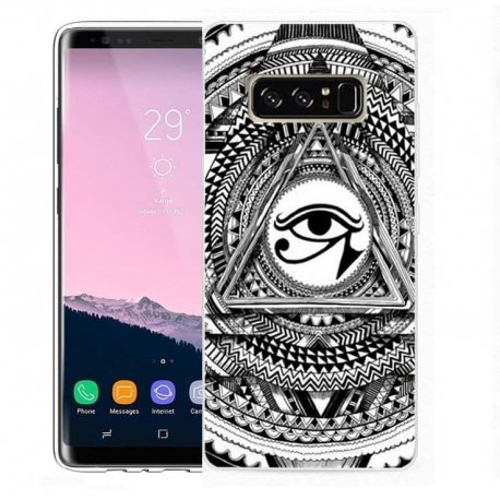 Funda Samsung Galaxy Note 8 Gel Dibujo Ojo
