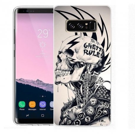 Funda Samsung Galaxy Note 8 Gel Dibujo Punk