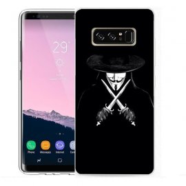 Funda Samsung Galaxy Note 8 Gel Dibujo Manis