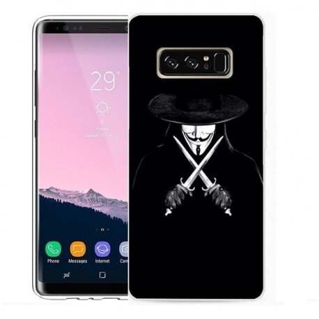 Funda Samsung Galaxy Note 8 Gel Dibujo Manis