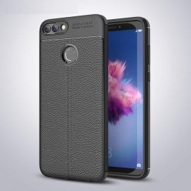 Funda Huawei P Smart Tpu Cuero 3D Negra
