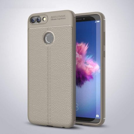Funda Huawei P Smart Tpu Cuero 3D Gris
