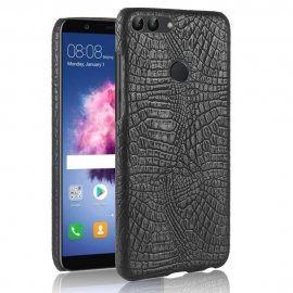 Carcasa Huawei P Smart Cuero Estilo Croco Negra