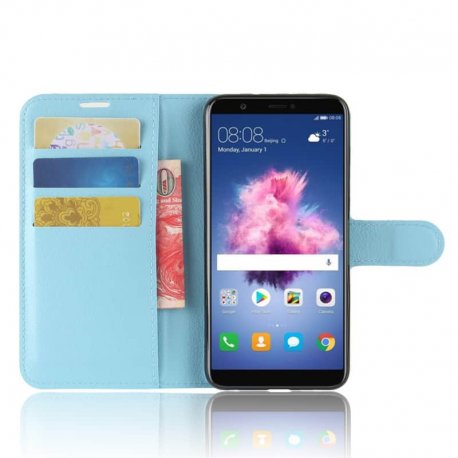 Funda cuero Flip Huawei P Smart