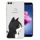 Funda Huawei P Smart Gel Dibujo Miau