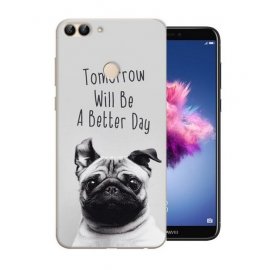 Funda Huawei P Smart Gel Dibujo Perro