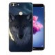 Funda Huawei P Smart Gel Dibujo Lobo