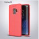 Funda Samsung Galaxy S9 Gel Cuero 3D Roja