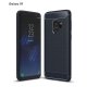 Funda Samsung Galaxy S9 Gel Hybrida Cepillada Azul