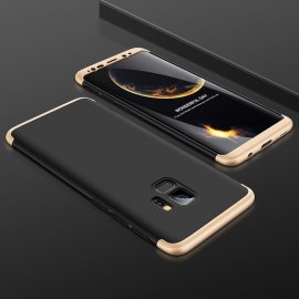 Funda 360 Samsung Galaxy S9 Negra y Oro