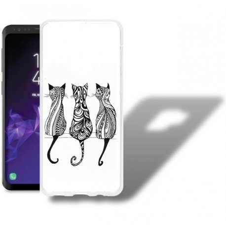 Funda Samsung Galaxy S9 Gel Dibujo Gatos