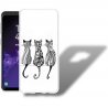 Funda Samsung Galaxy S9 Gel Dibujo Gatos