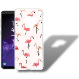 Funda Samsung Galaxy S9 Gel Dibujo Flamencos
