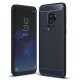 Funda Samsung Galaxy S9 Plus Gel Hybrida Cepillada Azul