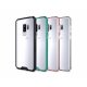 Funda Samsung Galaxy S9 Hybrid Transparente con bordes Rosa