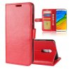 Funda Libro Xiaomi Redmi 5 Plus Soporte Roja