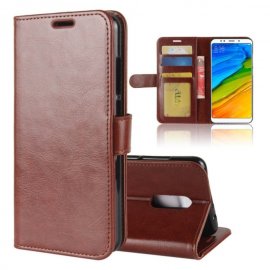 Funda Libro Xiaomi Redmi 5 Plus Soporte Marron