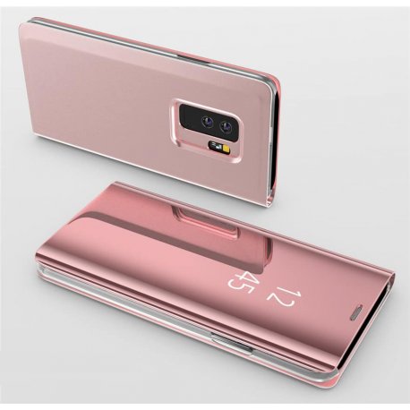 Funda Libro Ventana Translucida Samsung Galaxy S9 Plus Rosa